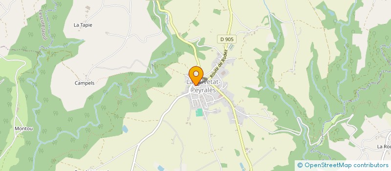 localisation de l'entreprise MONSIEUR MATHIEU THUREAU  LA SALVETAT-PEYRALES