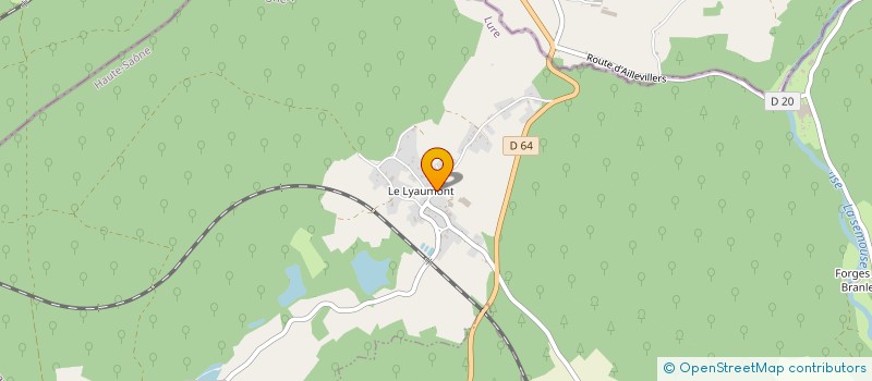 localisation de l'entreprise MONSIEUR MATHIEU TIGE à AILLEVILLERS-ET-LYAUMONT