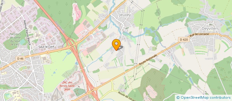 localisation de l'entreprise MONSIEUR MATHIEU TIHAY  JEUXEY