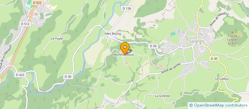 localisation de l'entreprise MONSIEUR MATHIEU TISSANDIER à YDES