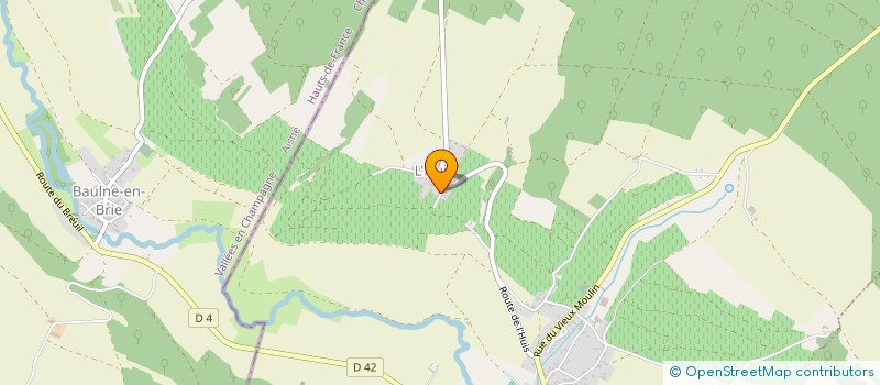 localisation de l'entreprise MONSIEUR MATHIEU TOUBART à LE BREUIL