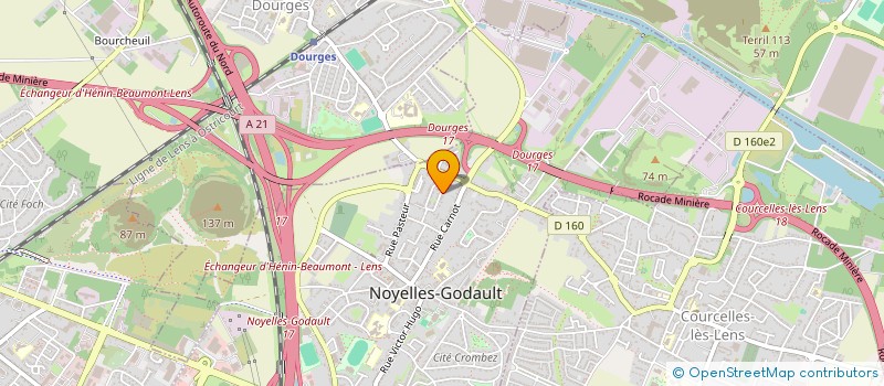 localisation de l'entreprise MONSIEUR MATHIEU TOURNAUX  NOYELLES-GODAULT