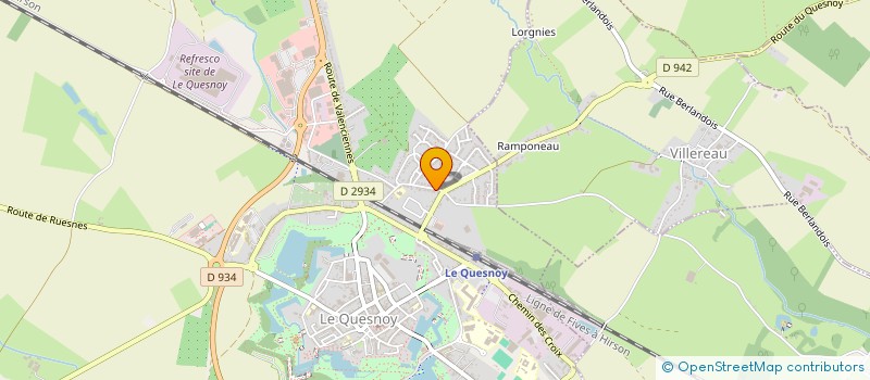 localisation de l'entreprise MONSIEUR MATHIEU TOURNAY  LE QUESNOY