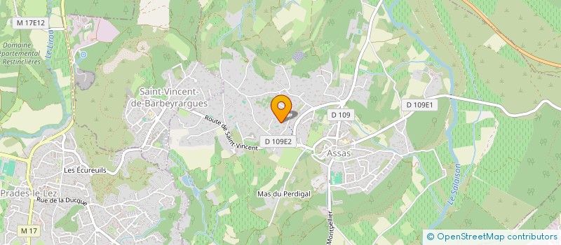 localisation de l'entreprise MONSIEUR MATHIEU TOURRETTE  ASSAS