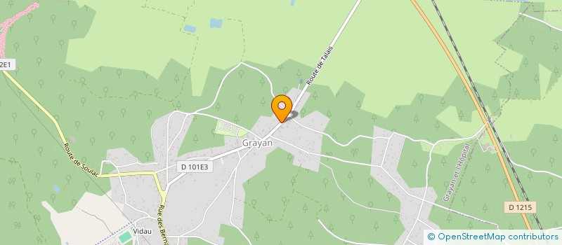 localisation de l'entreprise MONSIEUR MATHIEU TOUYA  GRAYAN-ET-L'HOPITAL