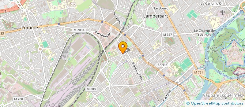 localisation de l'entreprise MONSIEUR MATHIEU TRANCHEZ  LILLE