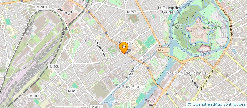 localisation de l'entreprise MONSIEUR MATHIEU TRICART à LILLE
