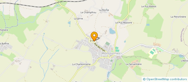 localisation de l'entreprise MONSIEUR MATHIEU TRICOT  LA MEILLERAIE-TILLAY