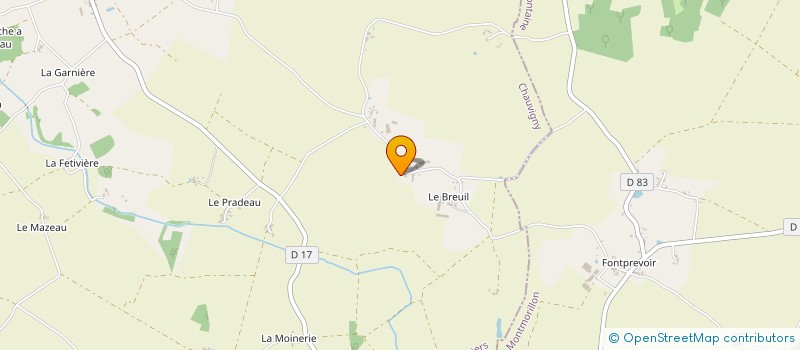 localisation de l'entreprise MONSIEUR MATHIEU TRIPET à CHAUVIGNY