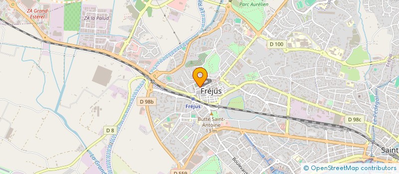 localisation de l'entreprise MONSIEUR MATHIEU TRONCHON à FREJUS