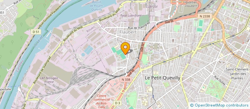 localisation de l'entreprise MONSIEUR MATHIEU TROUBAT  LE PETIT-QUEVILLY