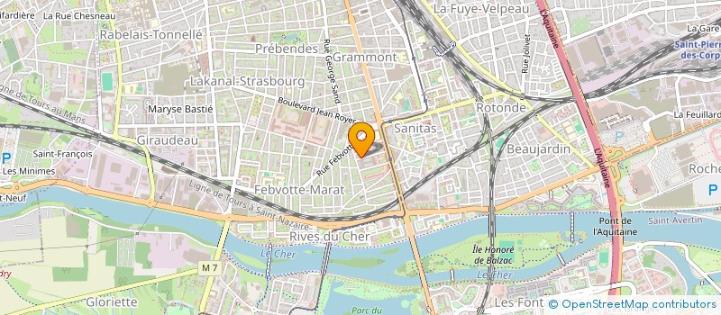 localisation de l'entreprise MONSIEUR MATHIEU TUPIN  TOURS