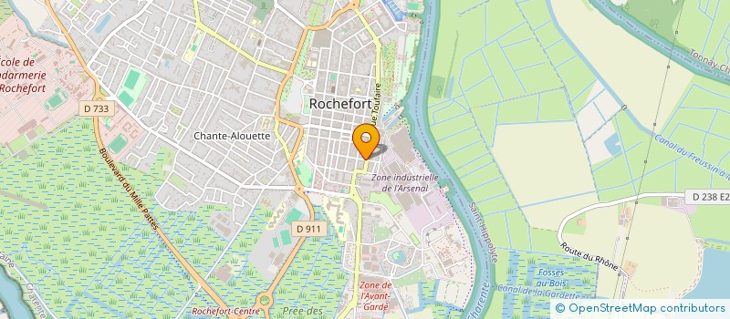 localisation de l'entreprise MONSIEUR MATHIEU URVOAS  ROCHEFORT