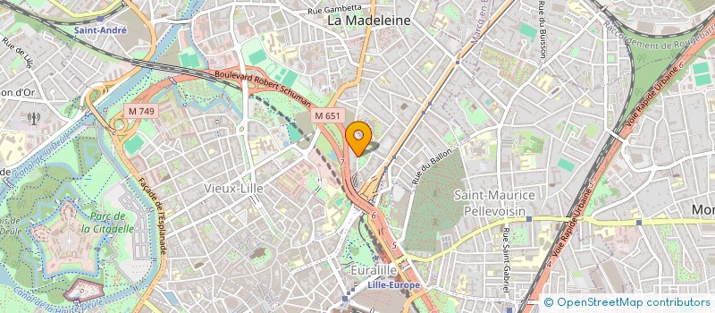 localisation de l'entreprise MONSIEUR MATHIEU URVOAZ à LA MADELEINE