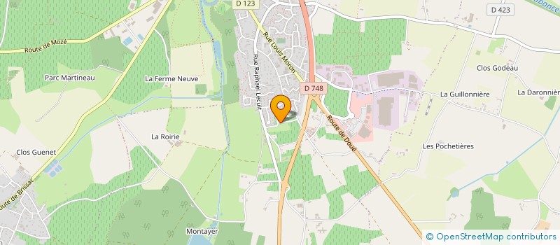 localisation de l'entreprise MONSIEUR MATHIEU VALE  BRISSAC LOIRE AUBANCE