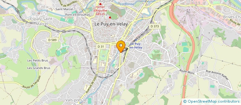 localisation de l'entreprise MONSIEUR MATHIEU VALLADIER  LE PUY-EN-VELAY