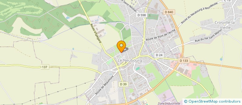 localisation de l'entreprise MONSIEUR MATHIEU VALLOIS à LE NEUBOURG