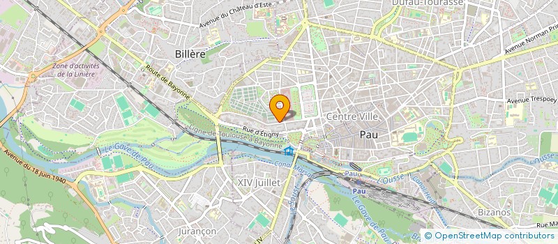localisation de l'entreprise MONSIEUR MATHIEU VANDENBROUCK à PAU