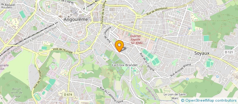 localisation de l'entreprise MONSIEUR MATHIEU VANRAEPENBUSCH à ANGOULEME