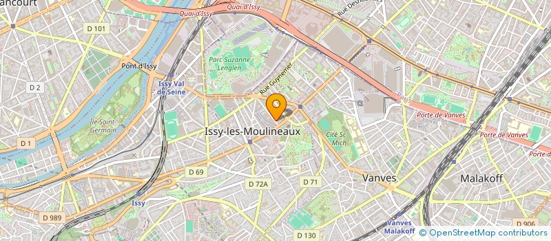 localisation de l'entreprise MONSIEUR MATHIEU VASSE à ISSY-LES-MOULINEAUX