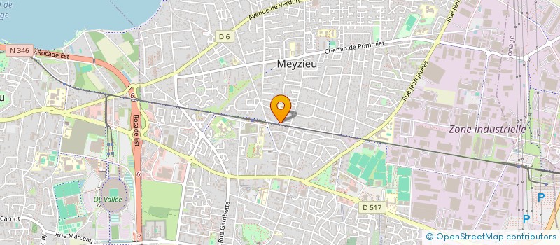 localisation de l'entreprise MONSIEUR MATHIEU VAUGEOIS à MEYZIEU