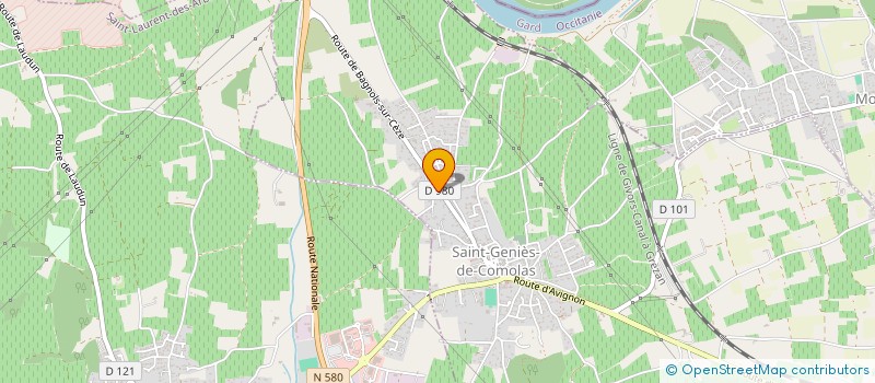 localisation de l'entreprise MONSIEUR MATHIEU VELDEMAN  SAINT-GENIES-DE-COMOLAS