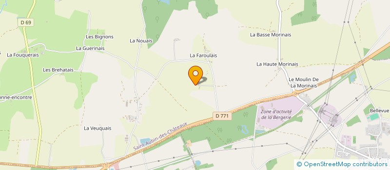 localisation de l'entreprise MONSIEUR MATHIEU VENTROUX  SAINT-AUBIN-DES-CHATEAUX