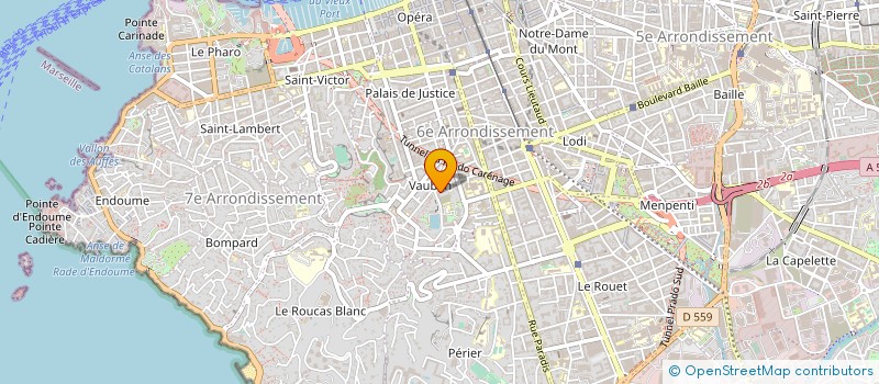 localisation de l'entreprise MONSIEUR MATHIEU VERGIER à MARSEILLE