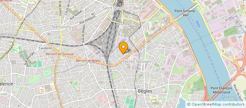 localisation de l'entreprise MONSIEUR MATHIEU VERGNAUD  BORDEAUX