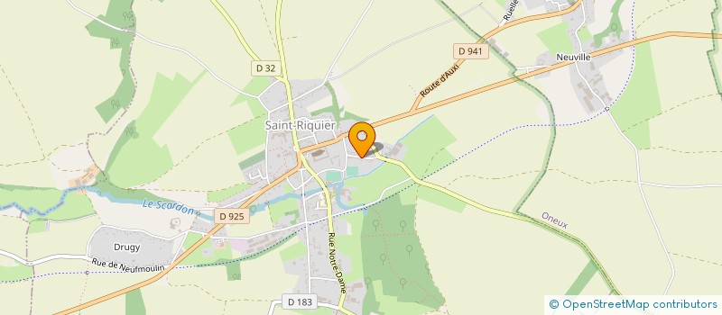 localisation de l'entreprise MONSIEUR MATHIEU VERMES  SAINT-RIQUIER