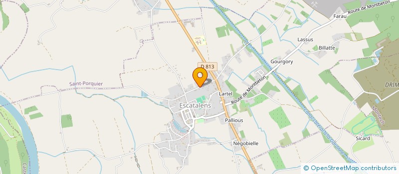 localisation de l'entreprise MONSIEUR MATHIEU VERNHET  MOISSAC