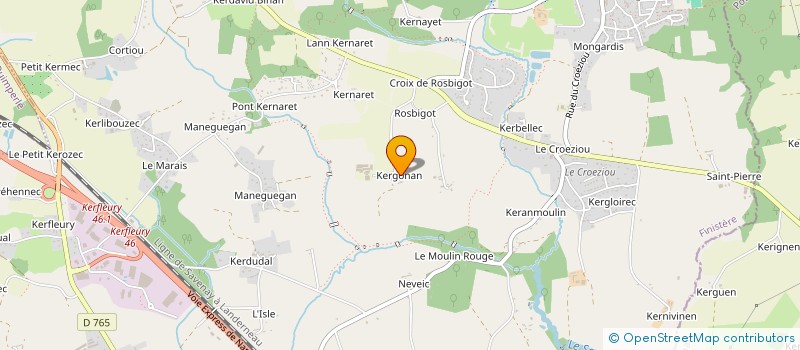 localisation de l'entreprise MONSIEUR MATHIEU VERNON  QUEVEN