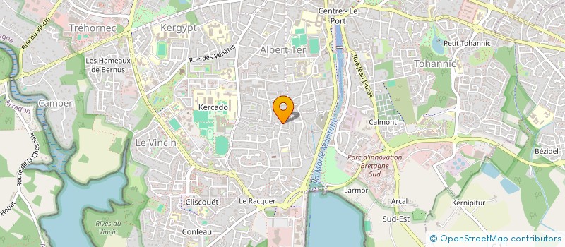 localisation de l'entreprise MONSIEUR MATHIEU VERON à VANNES