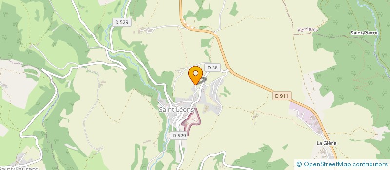 localisation de l'entreprise MONSIEUR MATHIEU VIALA  SAINT-LEONS