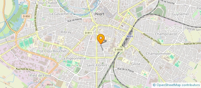 localisation de l'entreprise MONSIEUR MATHIEU VIAULT à NIORT