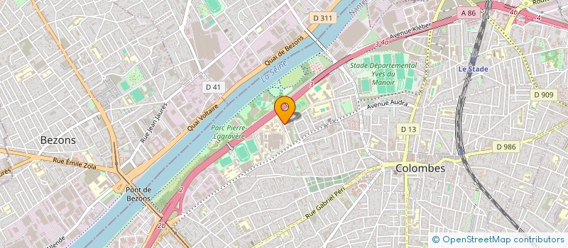 localisation de l'entreprise MONSIEUR MATHIEU VICTOR  COLOMBES