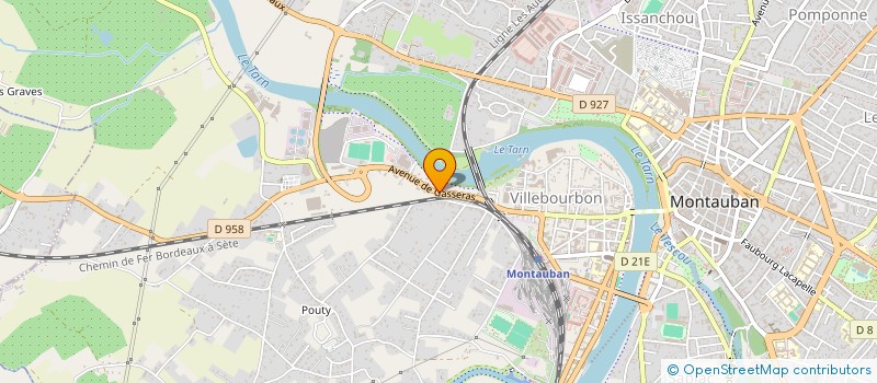 localisation de l'entreprise MONSIEUR MATHIEU VIDEAU  MONTAUBAN