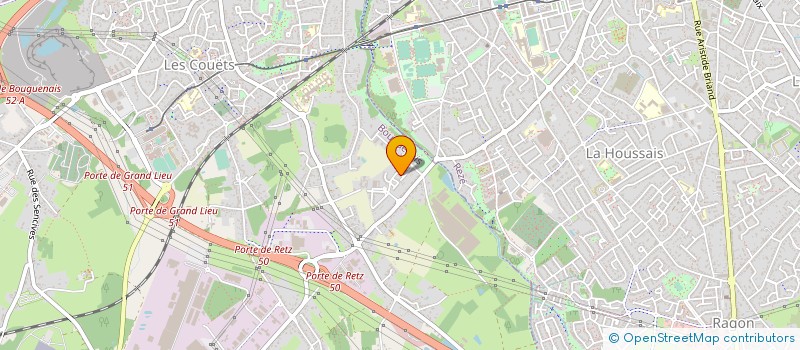 localisation de l'entreprise MONSIEUR MATHIEU VIEL  BOUGUENAIS