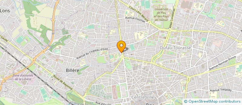 localisation de l'entreprise MONSIEUR MATHIEU VIGNAU-LOUSTAU à PAU