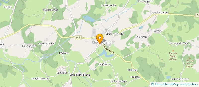 localisation de l'entreprise MONSIEUR MATHIEU VILLIER à CHAMBORAND