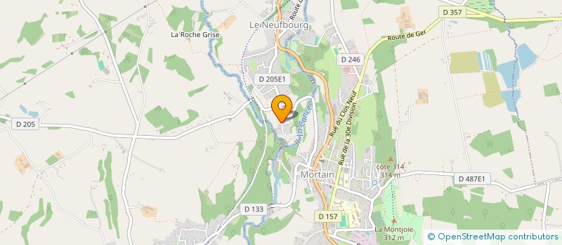 localisation de l'entreprise MONSIEUR MATHIEU VINCENT à LE NEUFBOURG