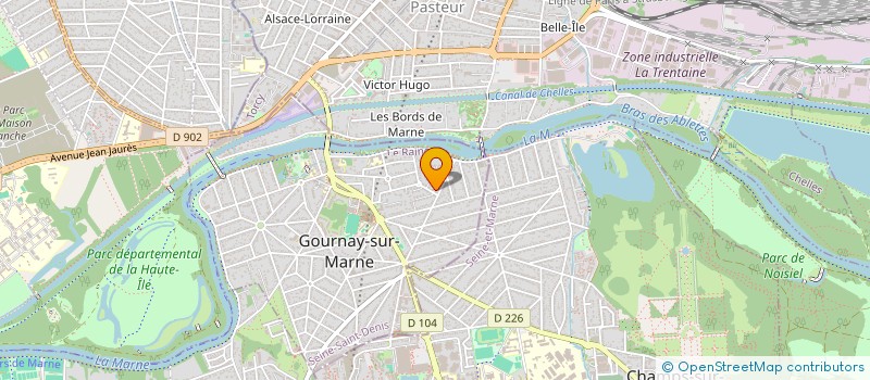 localisation de l'entreprise MONSIEUR MATHIEU VIOT  GOURNAY-SUR-MARNE