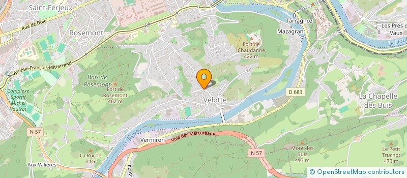 localisation de l'entreprise MONSIEUR MATHIEU VIOTTI à BESANCON