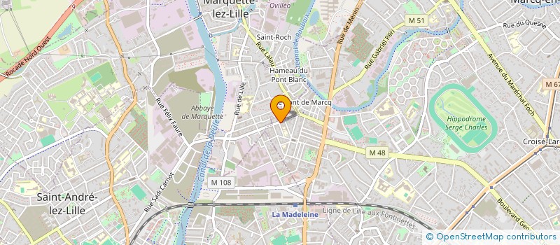 localisation de l'entreprise MONSIEUR MATHIEU VISNJEVEC à MARCQ-EN-BARŒUL