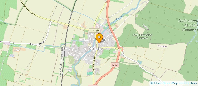 localisation de l'entreprise MONSIEUR MATHIEU VITALY  OSTHEIM