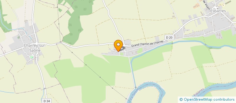 localisation de l'entreprise MONSIEUR MATHIEU VOINCHET  ESBARRES