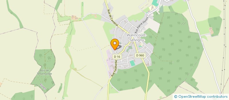 localisation de l'entreprise MONSIEUR MATHIEU WARENGHEM  WALINCOURT-SELVIGNY