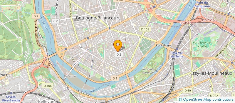 localisation de l'entreprise MONSIEUR MATHIEU WEBER à BOULOGNE-BILLANCOURT