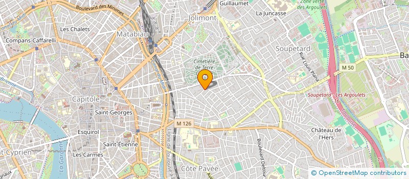 localisation de l'entreprise MONSIEUR MATHIEU WIART  TOULOUSE