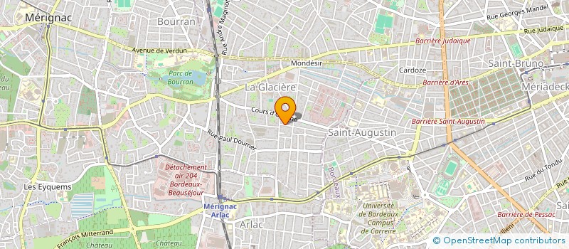 localisation de l'entreprise MONSIEUR MATHIEU WIECZOREK  MERIGNAC